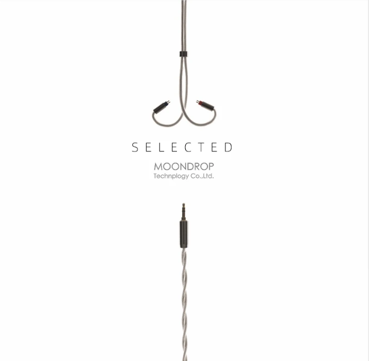 MOONDROP SHIROKAWA Gold- Silver-Palladium 0.78 2Pin Upgraded Earphone Cable