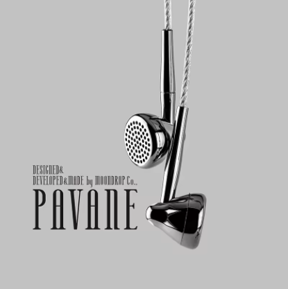 MOONDROP PAVANE flat-headed earbuds Generation DLC DomeComposite Diaphragm 3.5 4.4mm plug Wired earphone