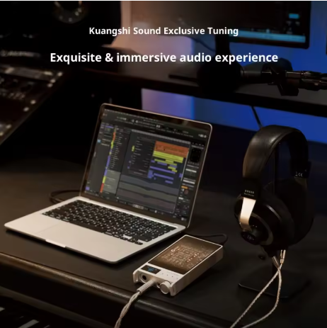Questyle SIGMA Pro Portable DAC With Headphone Amplifier 4× PCT Current-Mode Circuits XMOS XU316+ES9069 Dual DAC For IOS Android
