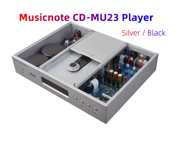Musicnote CD-MU23 MU23 MKII Professional HIFI CD Transport With Optical Coaxial AES HD-MI IIS Output CD Player