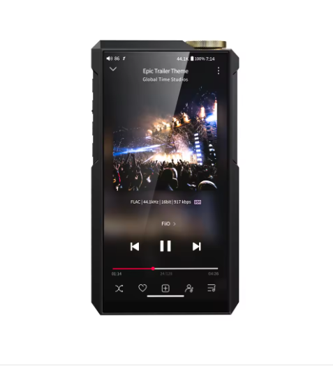 FiiO M27 HiFi Android Music Player with QCS6490, Dual ES9039SPRO DACs, Dual microSD, LDAC/aptX Lossless, 3.5/4.4/6.35mm Outputs