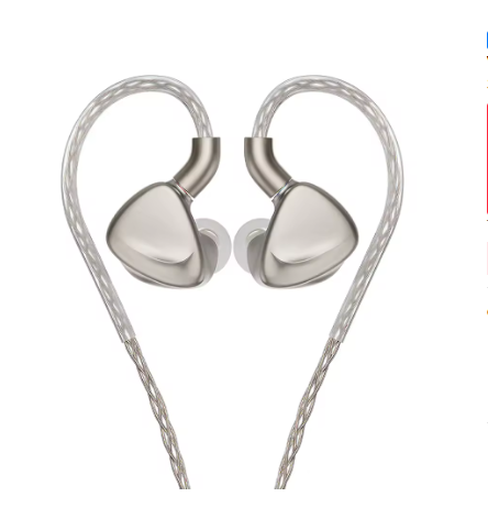 FIIO FX17 HiFi Stereo Earphone 8EST+1DD+4BA Tribrid Technology in-Ear Monitor with MMCX mix gold,silver,and copper Cable