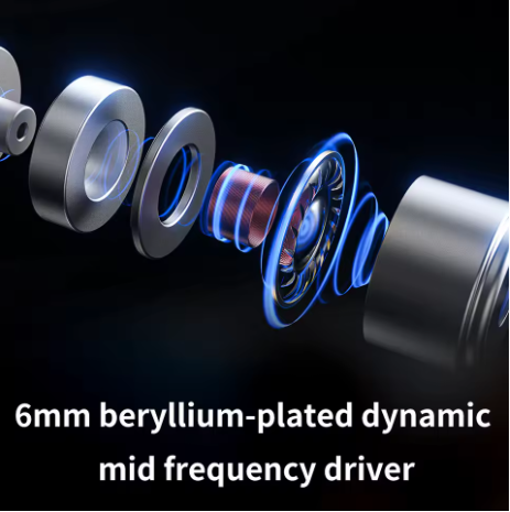 FiiO FH5s 2024 2BA+2DD in-Ear Earphones/Headphone HiFi Bass Sound High Fidelity for Smartphones/PC