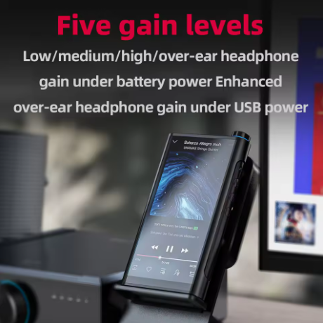 FiiO M15S Music Player Snapdragon 660 with ES9038PRO Hi-Res Android 10 5.5inch MP3 Player WiFi/MQA/Bluetooth 5.0