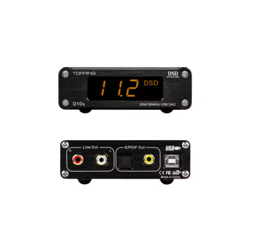 TOPPING D10s Desktop HIFI Fever USB Audio Decoder ES9038Q2M Hard Decoder DSD256