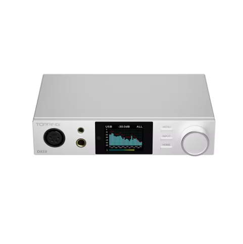 TOPPING DX5 II Fully Balanced DAC&Headphone Amp Combo ES9039Q2M X2 10-band high-percision PEQ BT 5.1 Support LDAC