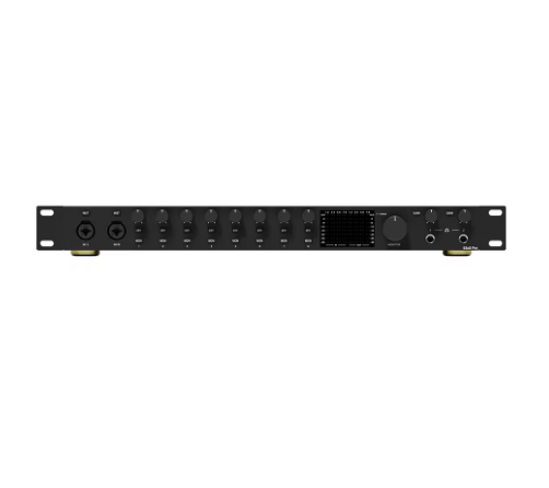 TOPPING E8x8 Pre Professional Audio Interface 8 Mic Preamp Channels Ultra-Linear Mic Preamps Dual Headphone Outputs