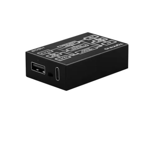 TOPPING HS02 USB 2.0 High Performance Audio Isolator with USB-B and Type C Input High Speed and Highly Compatible