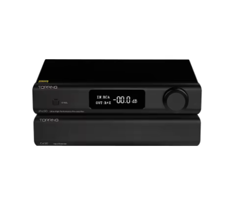 TOPPING Pre90 Preamplifier or Ext90 Input Extender Hi-Res Audio Ultra-High NFCA Modules AMP RCA/XLR Output