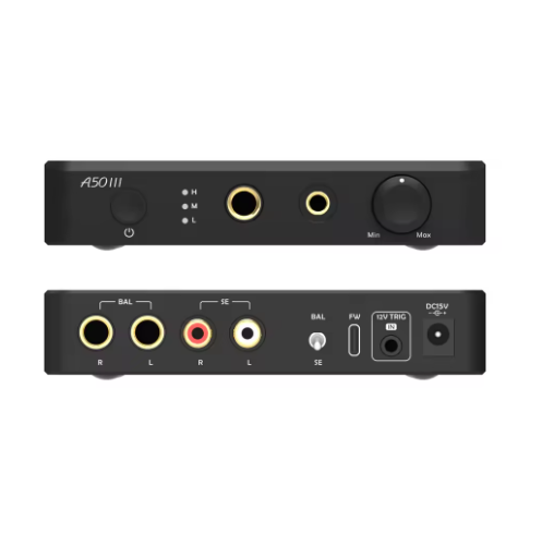 TOPPING A50 III Headphone Amplifier HiFi Audio Headphone Amp RCA Single-End / TRS Balanced Input NFCA 3500mW Power HPA