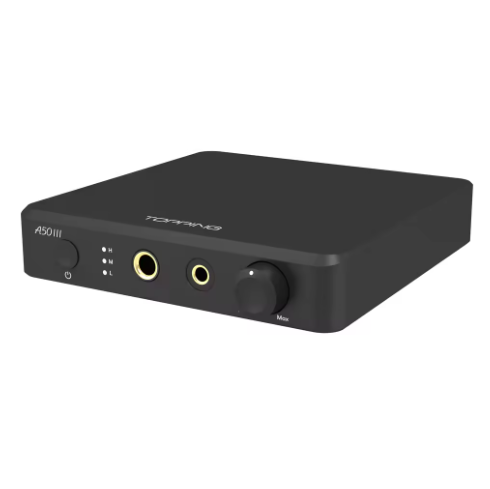 TOPPING A50 III Headphone Amplifier HiFi Audio Headphone Amp RCA Single-End / TRS Balanced Input NFCA 3500mW Power HPA