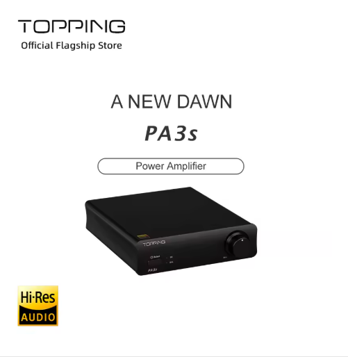 TOPPING PA3S Power Amplifier 80W*2 65W*2 2xMA12070 Fully Balanced Class D Amplifier