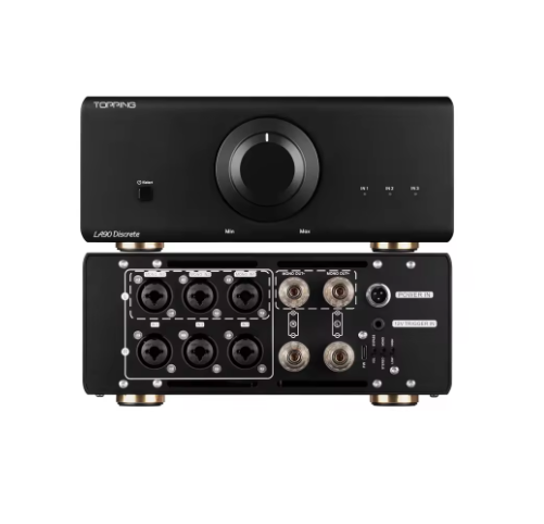 TOPPING LA90 Discrete Power Amplifier 3*XLR/TRS Inputs 2 Step Gain Settings Stereo/Mono Mode Amp   5.0   1 Review   ౹   2 sold byTOPPING Professional... (4.9 | 4,0