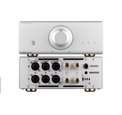 TOPPING LA90 Discrete Power Amplifier 3*XLR/TRS Inputs 2 Step Gain Settings Stereo/Mono Mode Amp   5.0   1 Review   ౹   2 sold byTOPPING Professional... (4.9 | 4,0