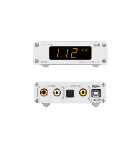 TOPPING D10s Desktop HIFI Fever USB Audio Decoder ES9038Q2M Hard Decoder DSD256