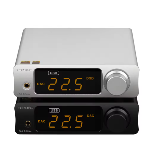 TOPPING DX3 Pro+ DAC Headphone Amplifier ES9038Q2M Decoder Bluetooth 5.0 LDAC Audio DX3 Pro with Remote Control DX3 Pro Plus