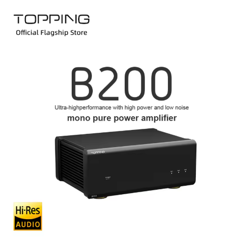 TOPPING B200 Single Channel Pure Rear Stage Amplifier Professional HiFi High Power Amplifier 200W