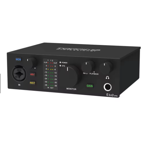 TOPPING E1x2 OTG profession elle Audio-Schnitts telle Computer Telefon singen Live-Streaming Soundkarte Aufnahme Mischen
