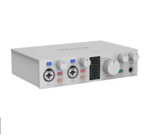 TOPPING E2x2 OTG Professional audio interface 2 in 2 out sound card 8 DAW and 6 LoopBack channels SPDIF output expansion
