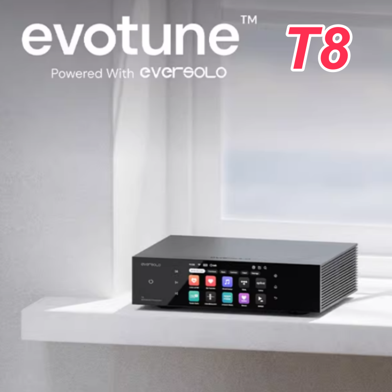 Eversolo T8 professional digital turntable hi res streaming media high fidelity lossless streaming HiFi music digital player