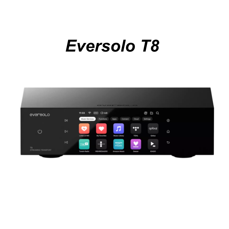 Eversolo T8 professional digital turntable hi res streaming media high fidelity lossless streaming HiFi music digital player