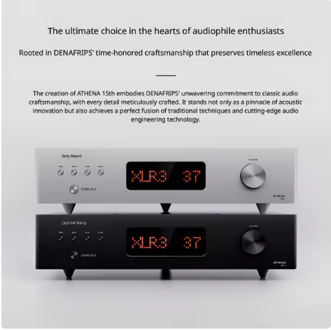 Denafrips ATHENA 15th Anniversary Edition High-End Tube Preamplifier Premium Audio Component for Music Enthusiasts