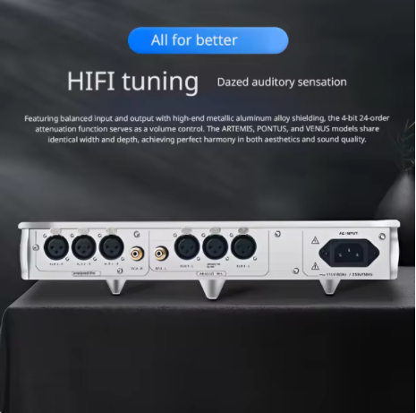 Denafrips ARTEMIS 6.35mm 3 4 Pin XLR Output Headphone Amplifier Balanced Pre-amplifier Pre Amp Preamp Amplifier XLR input
