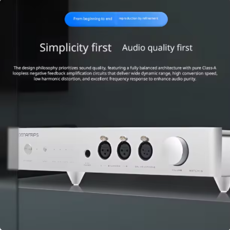 Denafrips ARTEMIS 6.35mm 3 4 Pin XLR Output Headphone Amplifier Balanced Pre-amplifier Pre Amp Preamp Amplifier XLR input