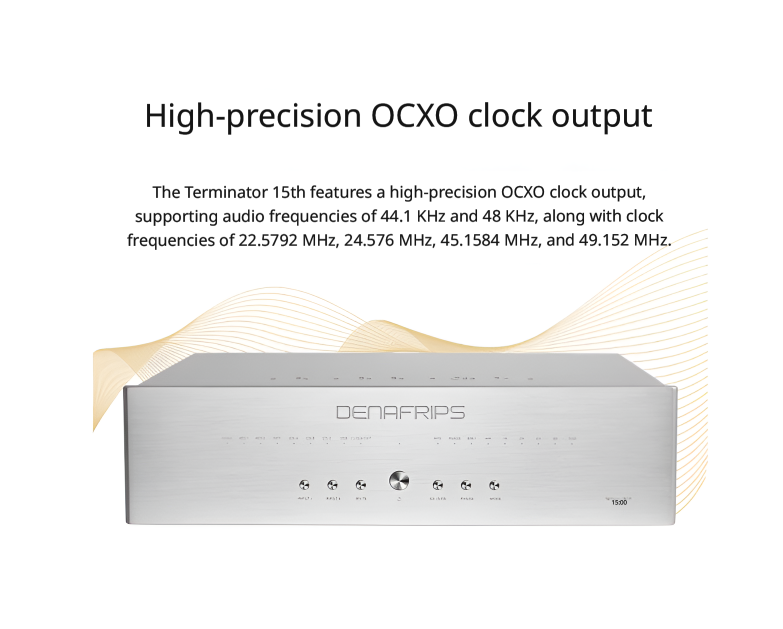 DENAFRIPS TERMINATOR 15TH R2R DAC Discrete Resistor R2R Full-balanced Decoder DSD1024 HDMI IIS I2S J45 USB Hi-end Power