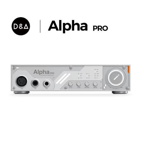 D&A Alpha PRO HI-RES DAC & Headphone AMP MQA LDAC ES9039MSPRO Pure Preamplifier Function XU-316 DSD512 PCM 768kHz/32bit DA Alpha