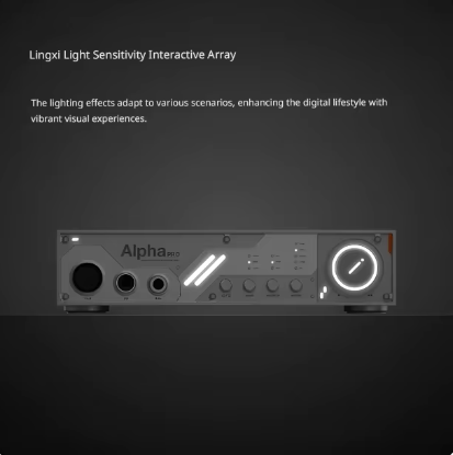 D&A Alpha PRO HI-RES DAC & Headphone AMP MQA LDAC ES9039MSPRO Pure Preamplifier Function XU-316 DSD512 PCM 768kHz/32bit DA Alpha