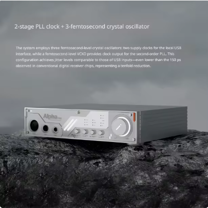 D&A Alpha PRO HI-RES DAC & Headphone AMP MQA LDAC ES9039MSPRO Pure Preamplifier Function XU-316 DSD512 PCM 768kHz/32bit DA Alpha