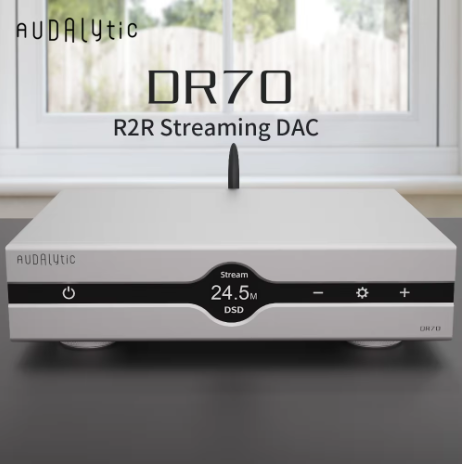 Audalytic DR70 R2R Streaming DAC DSD512 PCM768 Bluetooth 5.0 Decoder