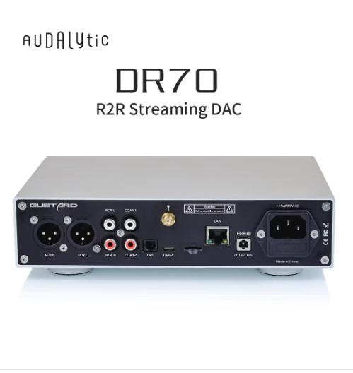 Audalytic DR70 R2R Streaming DAC DSD512 PCM768 Bluetooth 5.0 Decoder