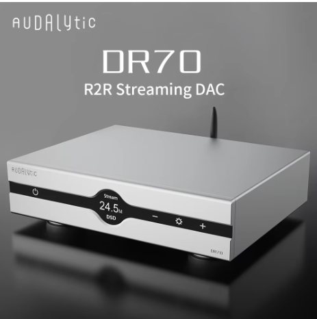 Audalytic DR70 R2R Streaming DAC DSD512 PCM768 Bluetooth 5.0 Decoder