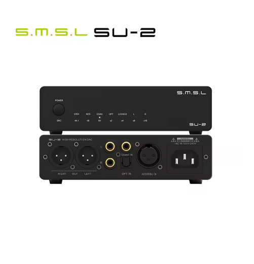 SMSL SU-2 Decoder ES9039Q2M Support AES/EBU input andXLR output DAC