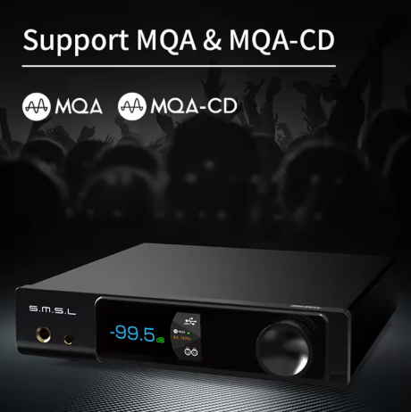 SMSL RAW-MDA1 Dual ES9039Q2M Decoder support MQA MQA-CD LDAC Bluetooth 5.1 Hi-res DAC with Remote Control SMSL MDA1
