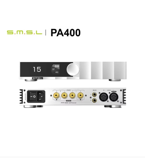 SMSL PA400 Gan Power Amplifier The Latest Gallium Nitride Transistor with Remote Control
