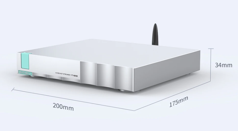 SMSL N100 Hi-Res Net streamer support all Functions of VOLUMIO supports TIDAL / QOBUZ Airplay / DLNA / ROON WIFI
