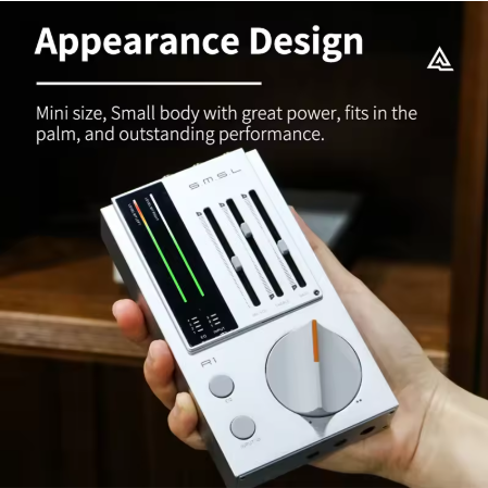 SMSL R1 Gaming DAC Headphone Amplifier support Microphone EQ Adjustment 3.5mm 4.4mm Headphone Jacks