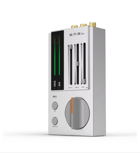 SMSL R1 Gaming DAC Headphone Amplifier support Microphone EQ Adjustment 3.5mm 4.4mm Headphone Jacks