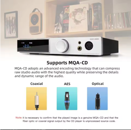 SMSL DO400 Balanced Audio Decoder DAC AMP Headphone Amplifier ES9039MSPRO chip MQA-CD Digital Headphone Power Bluetooth 5.1