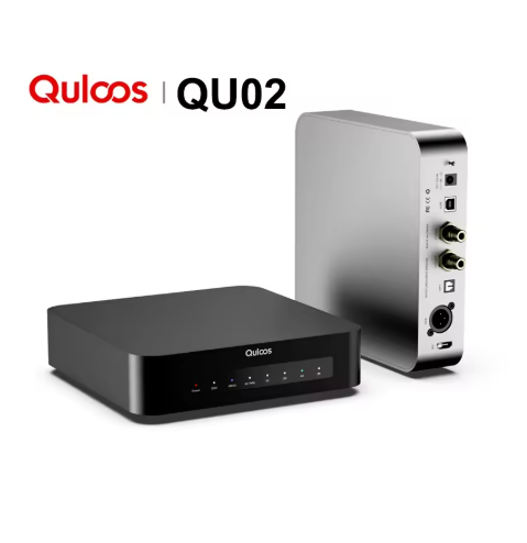 Quloos QU02 USB Bridge Digital Audio Interface to SPDIF AES/EBU I2S DSD512 for DAC Connected PC Mobile Phone Tablets QLS