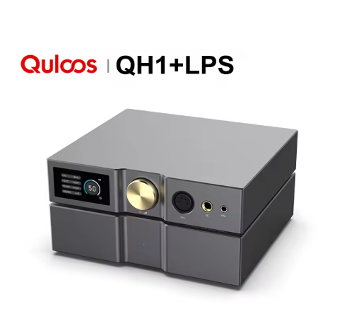 QULOOS QH1 Fully Balanced Preamp Portable Desktop Headphone Amplifier AMP with Remote Control hidizs
