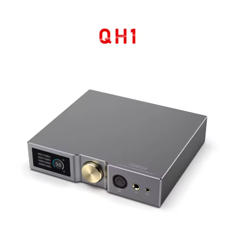 QULOOS QH1 Fully Balanced Preamp Portable Desktop Headphone Amplifier AMP with Remote Control hidizs