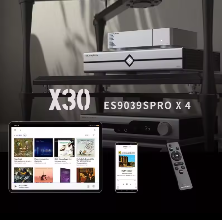 Gustard X30 Network Streaming Decoder ES9039SPROX4 DSD512 PCM768k MQA384k DAC
