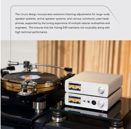 DAART YULONG D39 Streaming Decoder DAC ESS9039PRO chip DSD1024 PCM768kHz Local Sync I2S Streaming AES Network USB Easy Switching