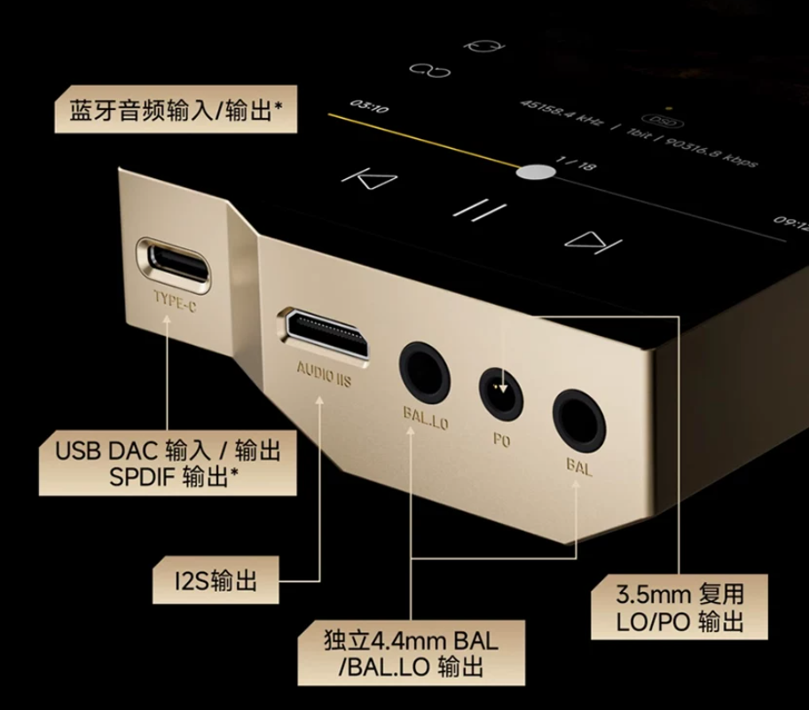 HiBy RS8II second-generation high-definition portable lossless HiFi music player Android portable player fever MP3