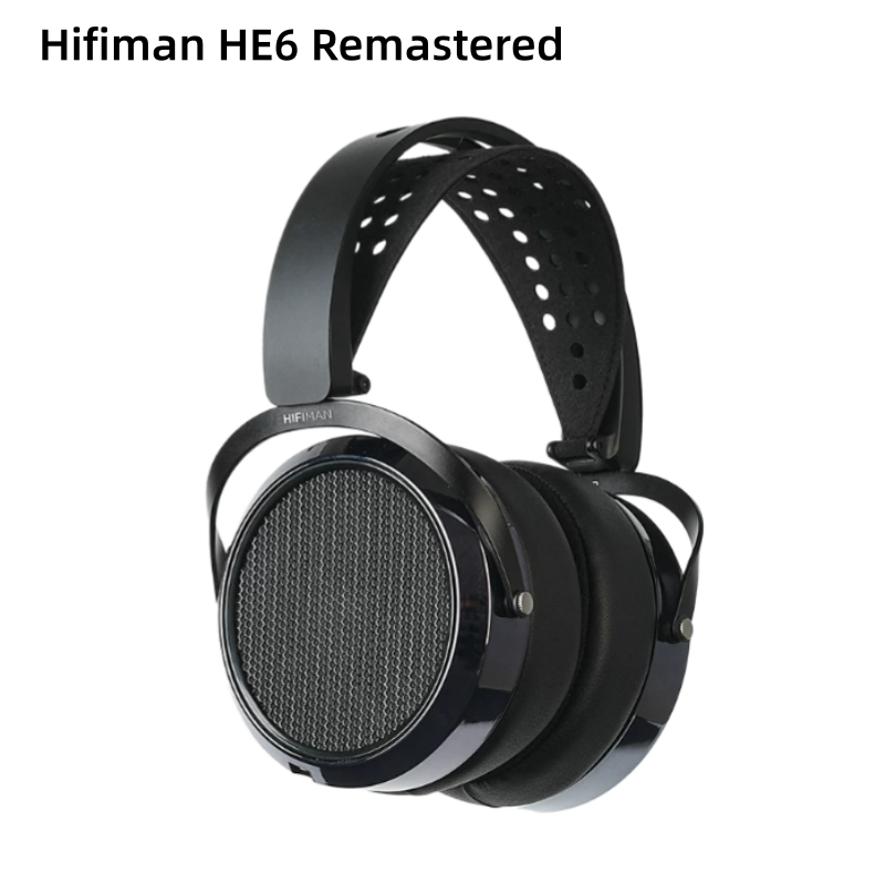 Hifiman HE6 Remastered Flat Diaphragm HiFi Fever Headphones Wired Music Big Ears