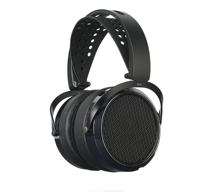 Hifiman HE6 Remastered Flat Diaphragm HiFi Fever Headphones Wired Music Big Ears